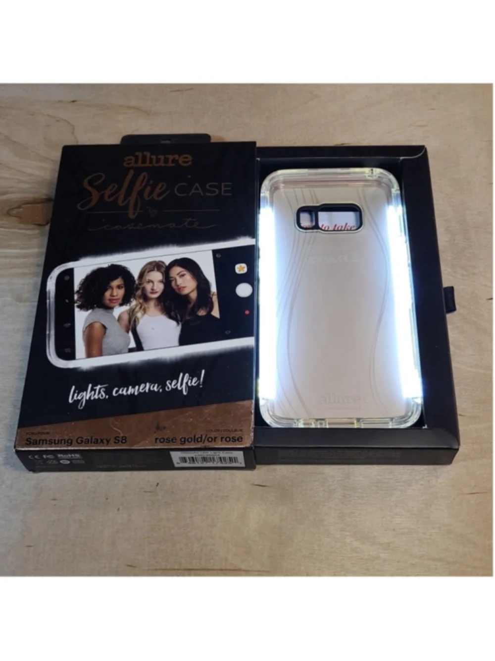 Case-mate Allure Selfie Case for Samsung Galaxy S8 - Rose Gold New In Box